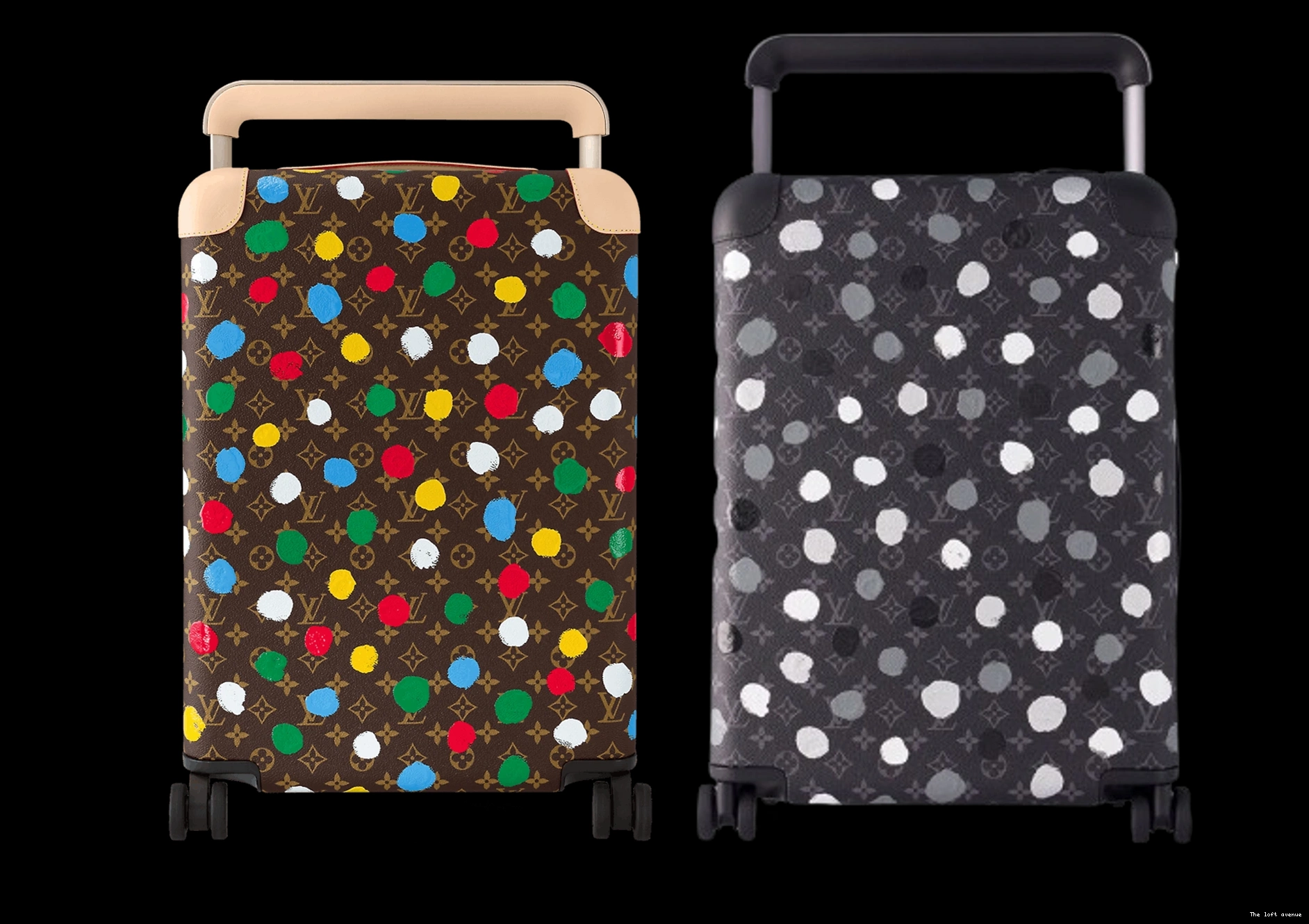 YAYOI 37L POLKADOT CUSTOM SUITCASE HORIZON 55 CABIN 0822
